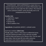Toxaprevent Zeolite Skin Suspension | Natural Detox & Treatment for Irritated Skin | Soothes Inflammation by Removing Histamine & Toxins