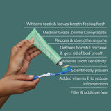 DentaGain Natural Zeolite Toothpaste for Sensitive Teeth | Gentle Oral Care with Health-Boosting Benefits