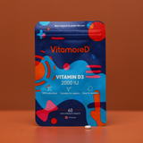 VitamoreD Fast-Acting Vitamin D3 Supplement – Active Form Calcifediol for Enhanced Absorption