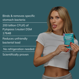 Pylopass (L. reuteri DSM 17648) Supplement for Gut Health | Proven to Bind & Remove Harmful Stomach Bacteria