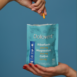 Dolovent Nootropic Supplement for Migraine Relief & Brain Health | Clinically Proven Aura & Pain Reduction Formula