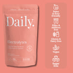 Electrolyte for hydration and longevity. Electrolyte complex with trace minerals